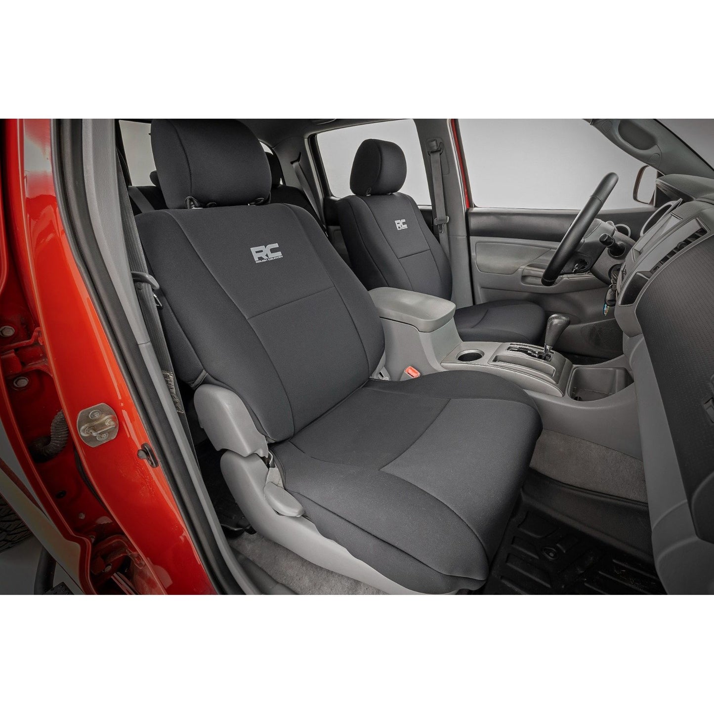 ROUGH COUNTRY Seat Covers | FR & RR | Crew Cab | Toyota Tacoma 2WD/4WD (2005-2015) | 91052