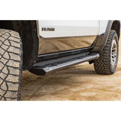 ROUGH COUNTRY HD2 Aluminum Running Boards | Crew Cab | Ram 1500 (19-25)/1500 TRX (21-24)  | SRB01950A