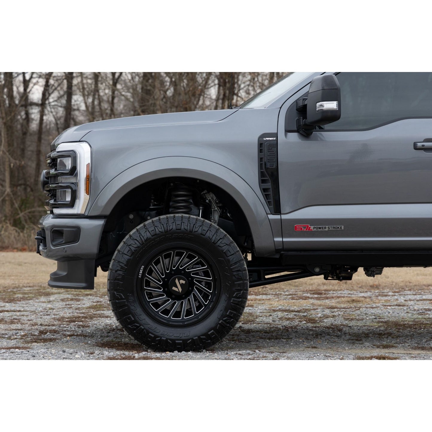 ROUGH COUNTRY | Sport Fender Flares  E9 Argon Blue  Ford F-250/F-350 Super Duty (23-26) | S-F20231-E9