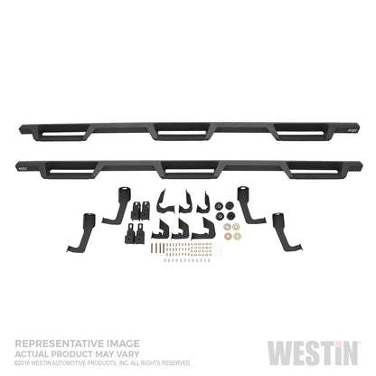 Westin HDX Drop Wheel-to-Wheel Nerf Steps 2016-2023 Toyota Tacoma Double Cab (6' Bed) Textured