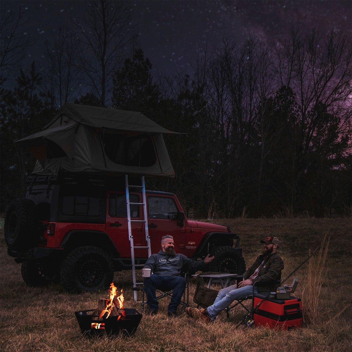 ROUGH COUNTRY Overland Collapsible Fire Pit w/Carry Bag | 117513A