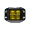 DV8 OFF-ROAD | 3-Inch Elite Series LED Amber Flush Mount Pod Light | Single Pod | BE3FMW40W-A