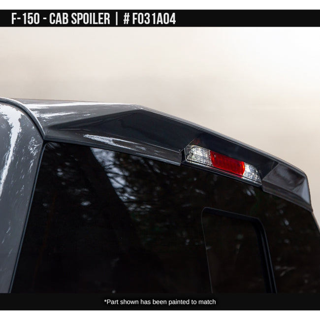AIRDESIGN | Cab Spoiler Satin Black | 21–25 Ford F-150 | FO31A04