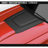 AIRDESIGN | Hood Scoop with Grille Satin Black | 24–25 Ford Ranger | FO41A13