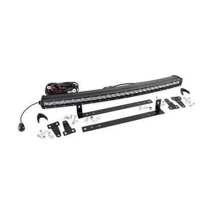 ROUGH COUNTRY LED Light Kit | Grille Mount | 30" Chrome Single Row | Ford F-150 (09-14) | 70659