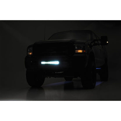 ROUGH COUNTRY LED Light Kit | Bumper Mount | 20" Black Dual Row | Ford F-250/F-350 Super Duty (05-07) | 70665