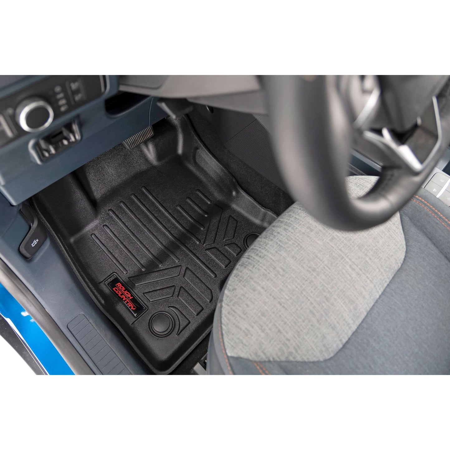 ROUGH COUNTRY Floor Mats | Front and Rear | Ford Maverick 2WD/4WD (2022-2025) | M-51102