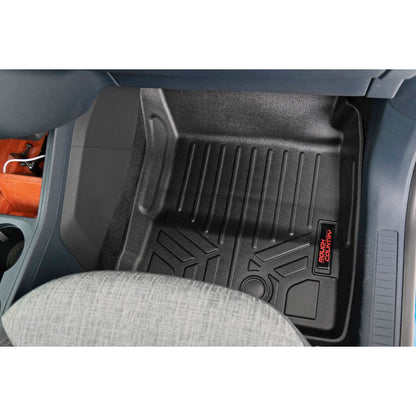 ROUGH COUNTRY Floor Mats | Front and Rear | Ford Maverick 2WD/4WD (2022-2025) | M-51102