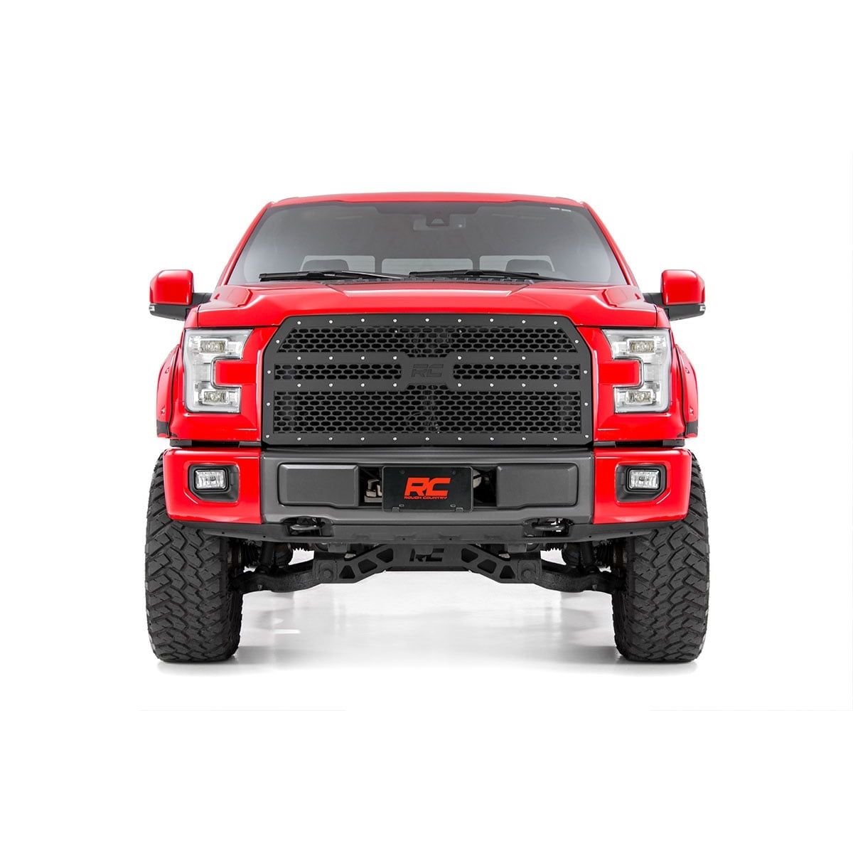 ROUGH COUNTRY Mesh Grille | Ford F-150 2WD/4WD (2015-2017) | 70191