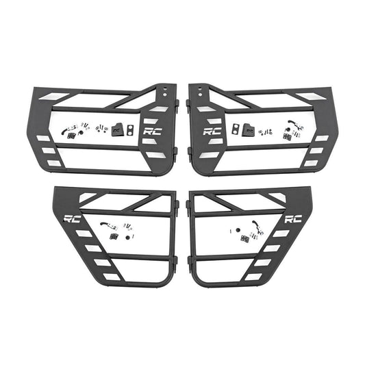 ROUGH COUNTRY Tubular Doors | Front and Rear | Jeep Wrangler JK/Wrangler Unlimited  (07-18) | 10588