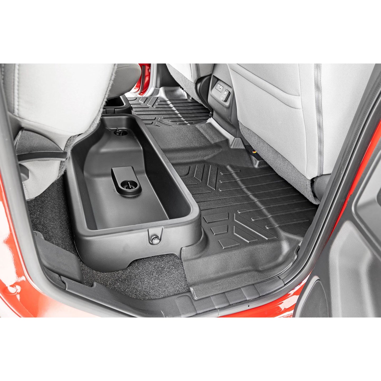 ROUGH COUNTRY Floor Mats | FR & RR | Crew Cab | Nissan Frontier 2WD/4WD (2022-2025) | M-80515
