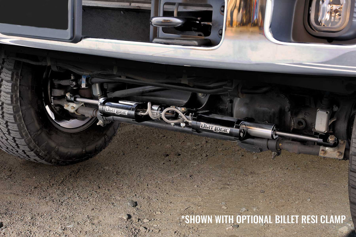 FABTECH | Dual Steering Stabilizer System (Opposing Style) w/ Dirt Logic 2.25 Resi Shocks | Ford F250 / Ford F350 | FTS221162 — product image 1