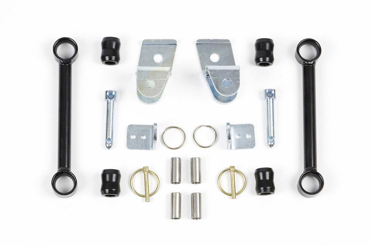 FABTECH | 3" – 5" Front Sway Bar Links & Disconnect Kit | Jeep JK | FTS94056 — product image 1
