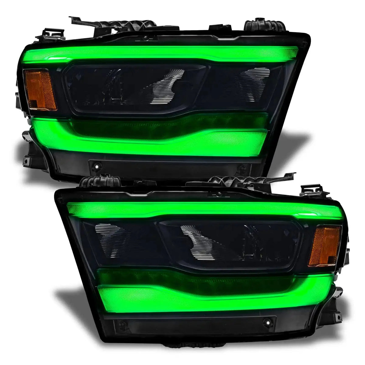 ORACLE Lighting | RGB+W DRL Upgrade | RAM 1500 Reflector LED Headlights | 1281-339, 1281-335
