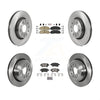 Jeep Gladator Front Rear Ceramic Pads And Disc Brake Rotors Kit K8A-107262
