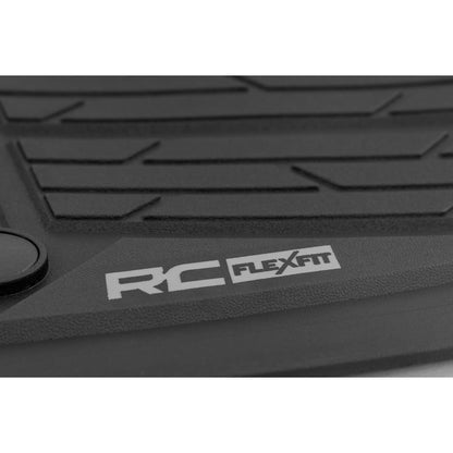 ROUGH COUNTRY Flex-Fit Floor Mats | Front | Bucket | Chevy/GMC 1500/2500HD/3500HD (19-26 & Classic) | FF-2161