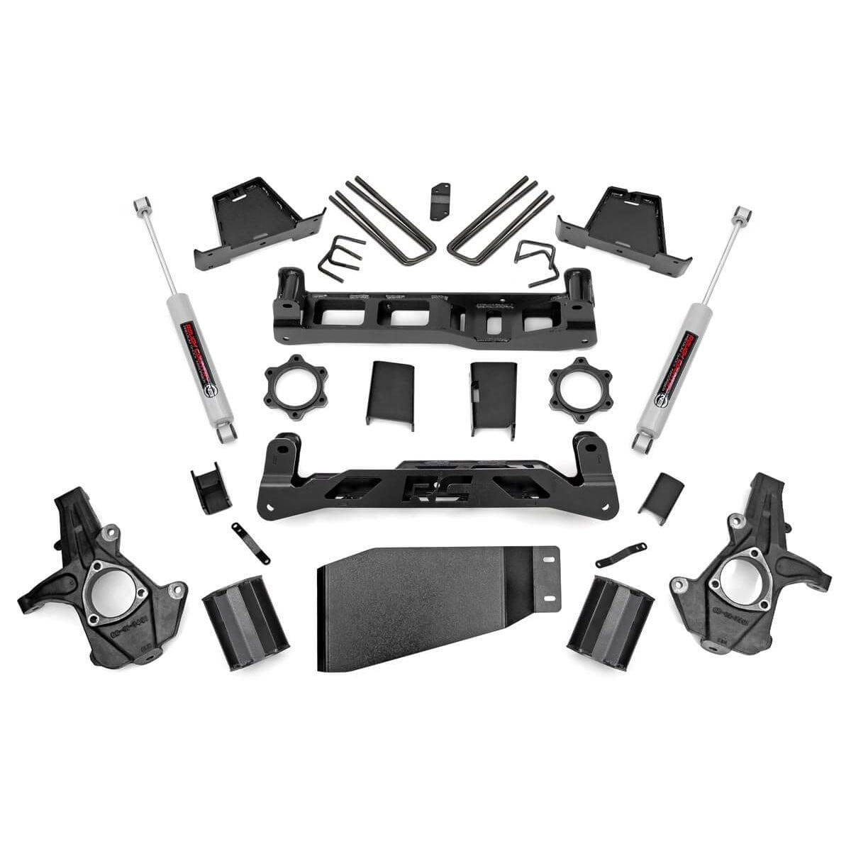 ROUGH COUNTRY 7.5 Inch Lift Kit | Chevy Silverado & GMC Sierra 1500 4WD (2007-2013) | 26430