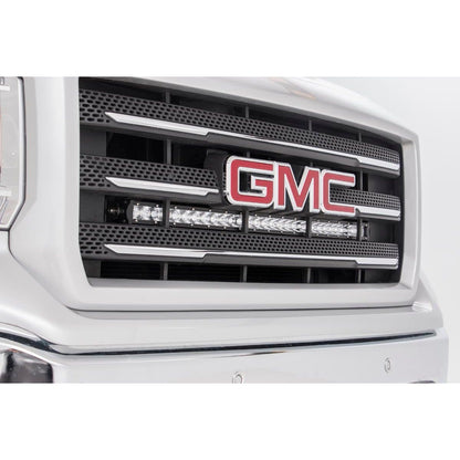 ROUGH COUNTRY LED Light Kit | Behind Grille Mount | 30" Chrome Single Row | Chevy/GMC 1500 (14-18 & Classic) | 70625