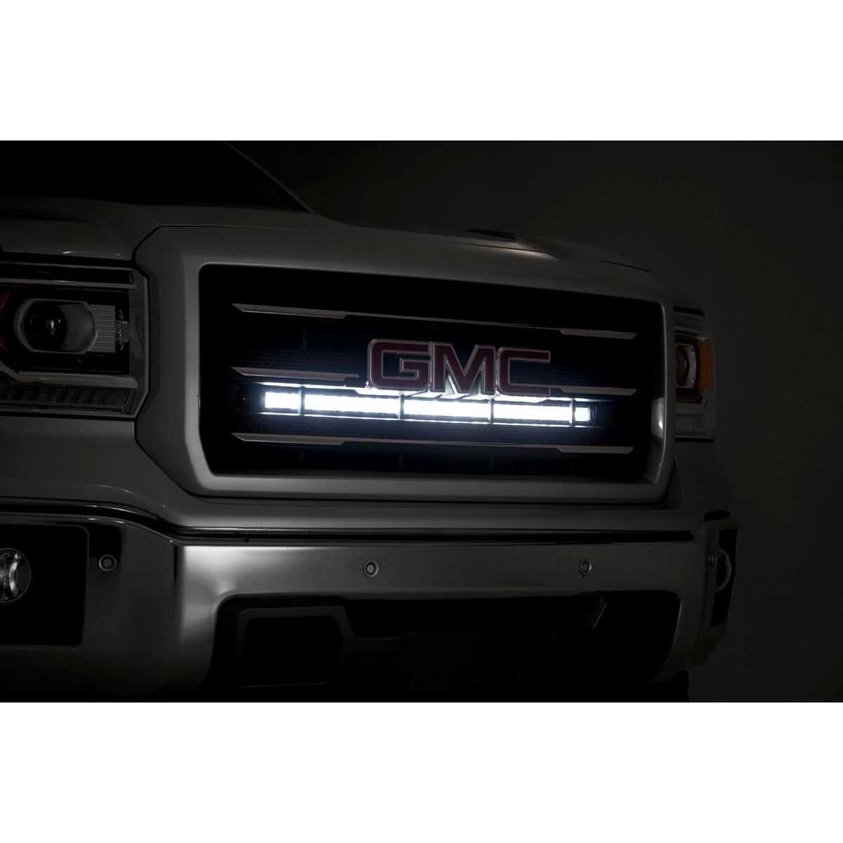 ROUGH COUNTRY LED Light Kit | Behind Grille Mount | 30" Chrome Single Row | Chevy/GMC 1500 (14-18 & Classic) | 70625
