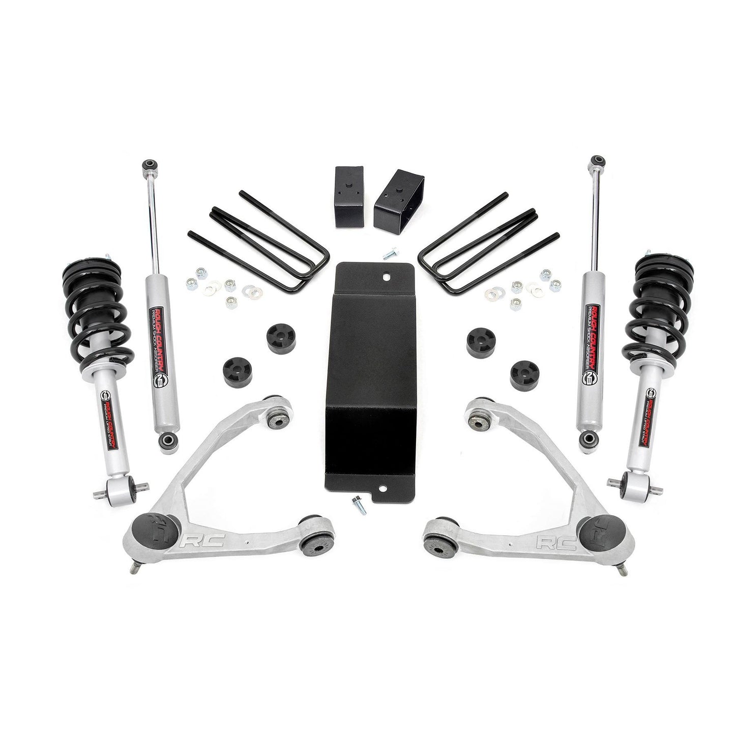ROUGH COUNTRY 3.5 Inch Lift Kit | Forged UCA | N3 Strut | Chevy/GMC 1500 (14-16) | 19432