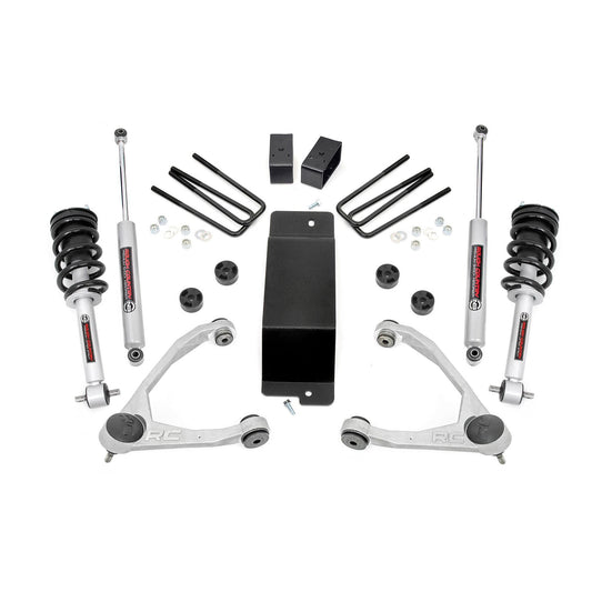 ROUGH COUNTRY 3.5 Inch Lift Kit | Forged UCA | N3 Strut | Chevy/GMC 1500 (14-16) | 19432