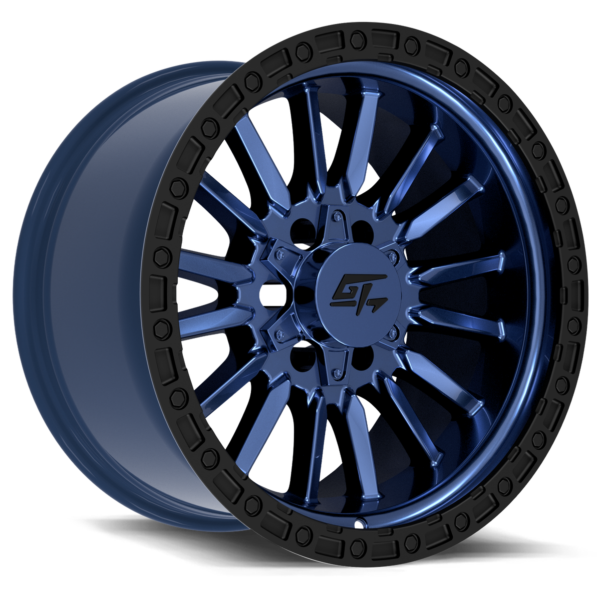 GT OFFROAD CHAMBER Black Ring / Midnight Blue Centre wheel