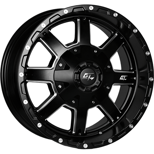 GT OFFROAD INVASION Matte Black Milled