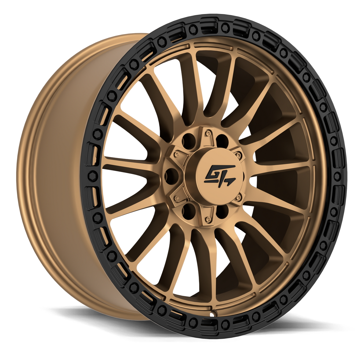 GT OFFROAD RENEGADE Matte Bronze with Black Ring wheel