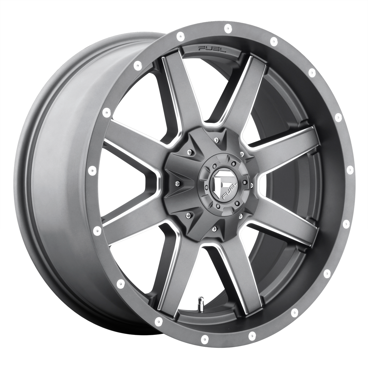 FUEL D542 MAVERICK Matte Gunmetal Milled
