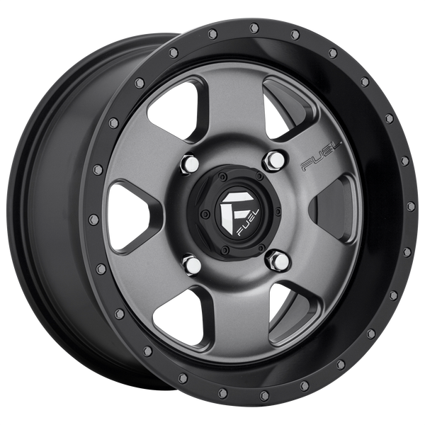 FUEL D619 PODIUM Matte Gunmetal Black Bead Ring
