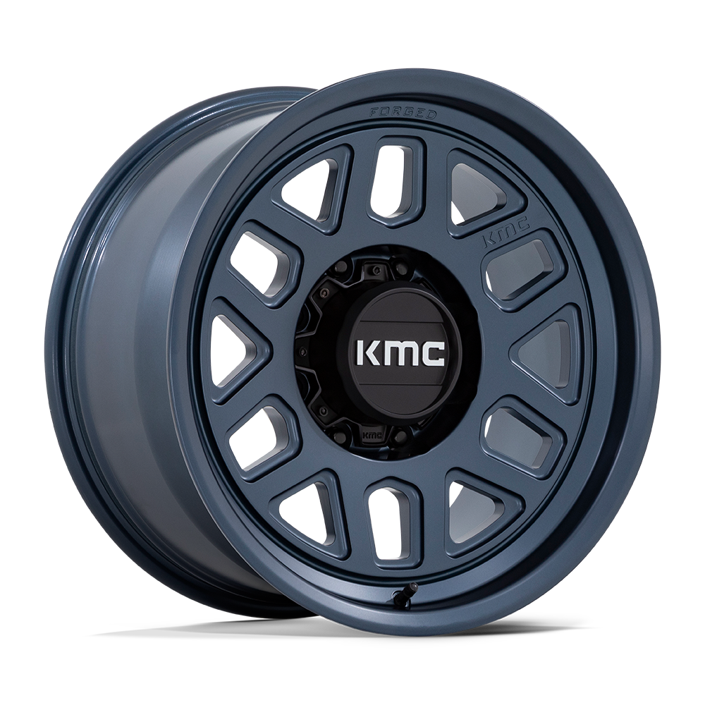 KMC KM451 MESA FORGED MONOBLOCK Metallic Blue wheel