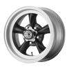 American Racing VN105 TORQ THRUST D Satin  Black W/ Machined Lip