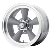American Racing VN309 TT O Vintage Silver W/ Machined Lip