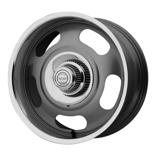 American Racing VN506 RALLY Mag Gray Center W/ Polished Lp