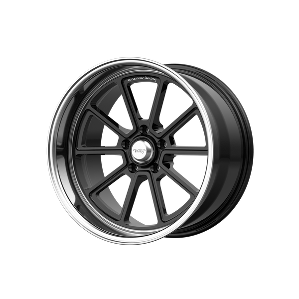 American Racing VN510 DRAFT Gloss Black W/ Diamond Cut Lip