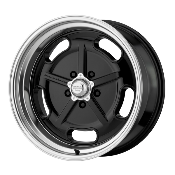 American Racing VN511 SALT FLAT Gloss Black W/ Diamond Cut Lip
