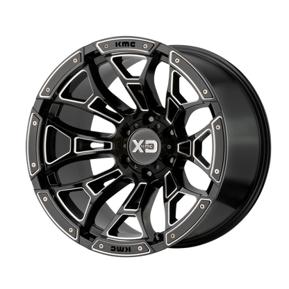 XD XD841 BONEYARD Gloss Black Milled wheel