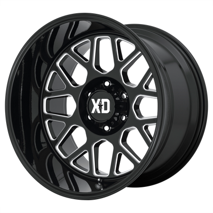 XD XD849 GRENADE II Gloss Black Milled wheel