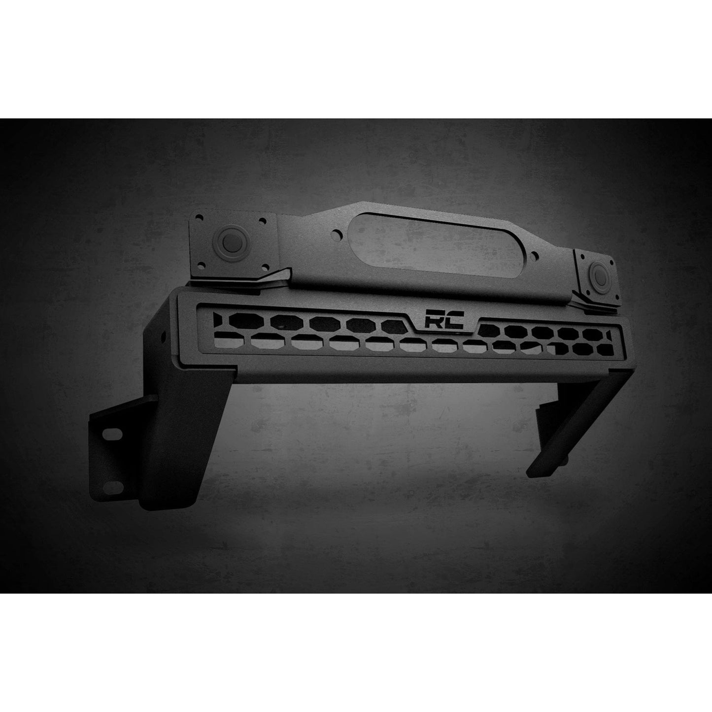 ROUGH COUNTRY High Winch Mount | All Models | 20 Inch Black Single Row LED | Ford Bronco (21-25) | 51067