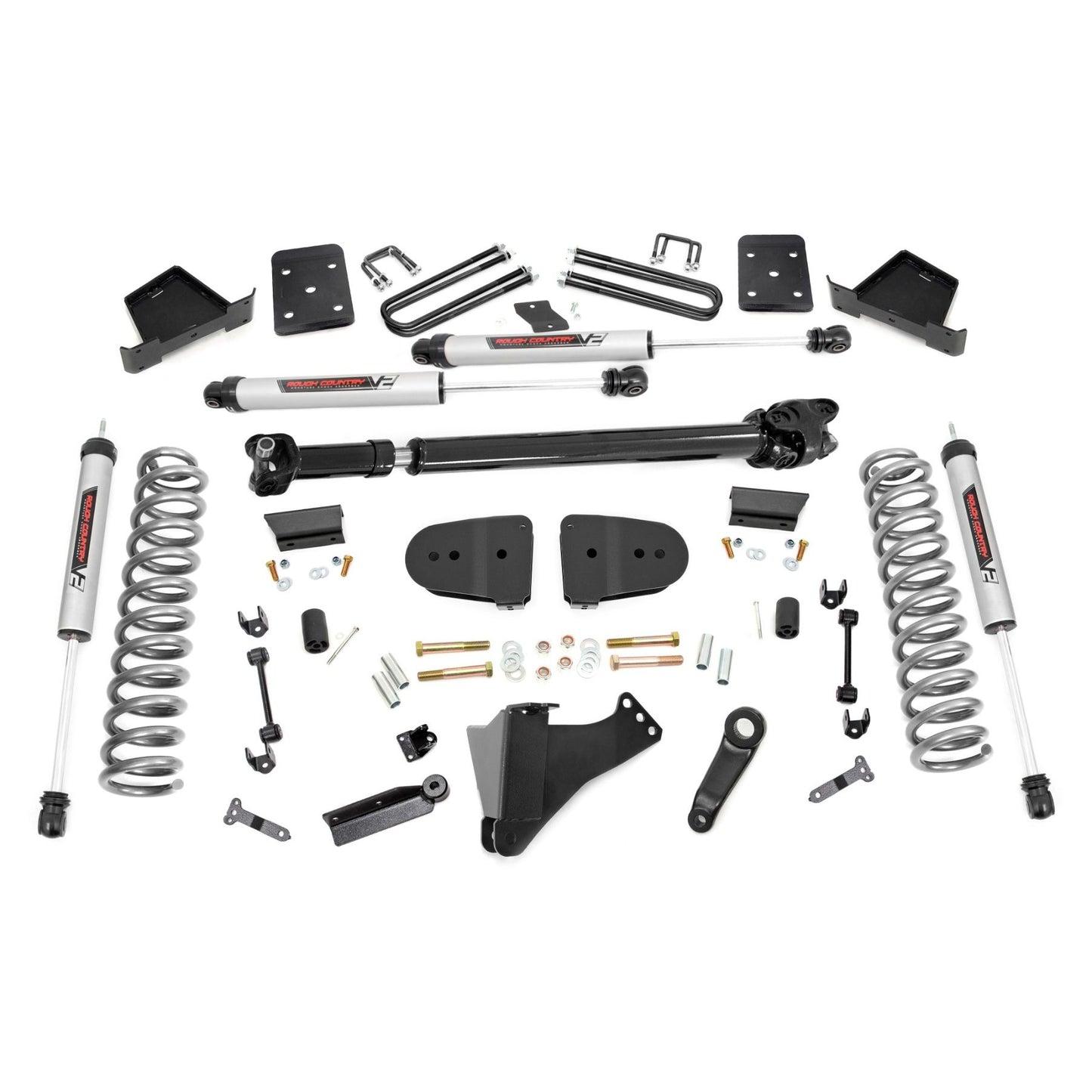ROUGH COUNTRY 6 Inch Lift Kit | No OVLDS | D/S | V2 | Ford F-250/F-350 Super Duty (23-25) | 43971
