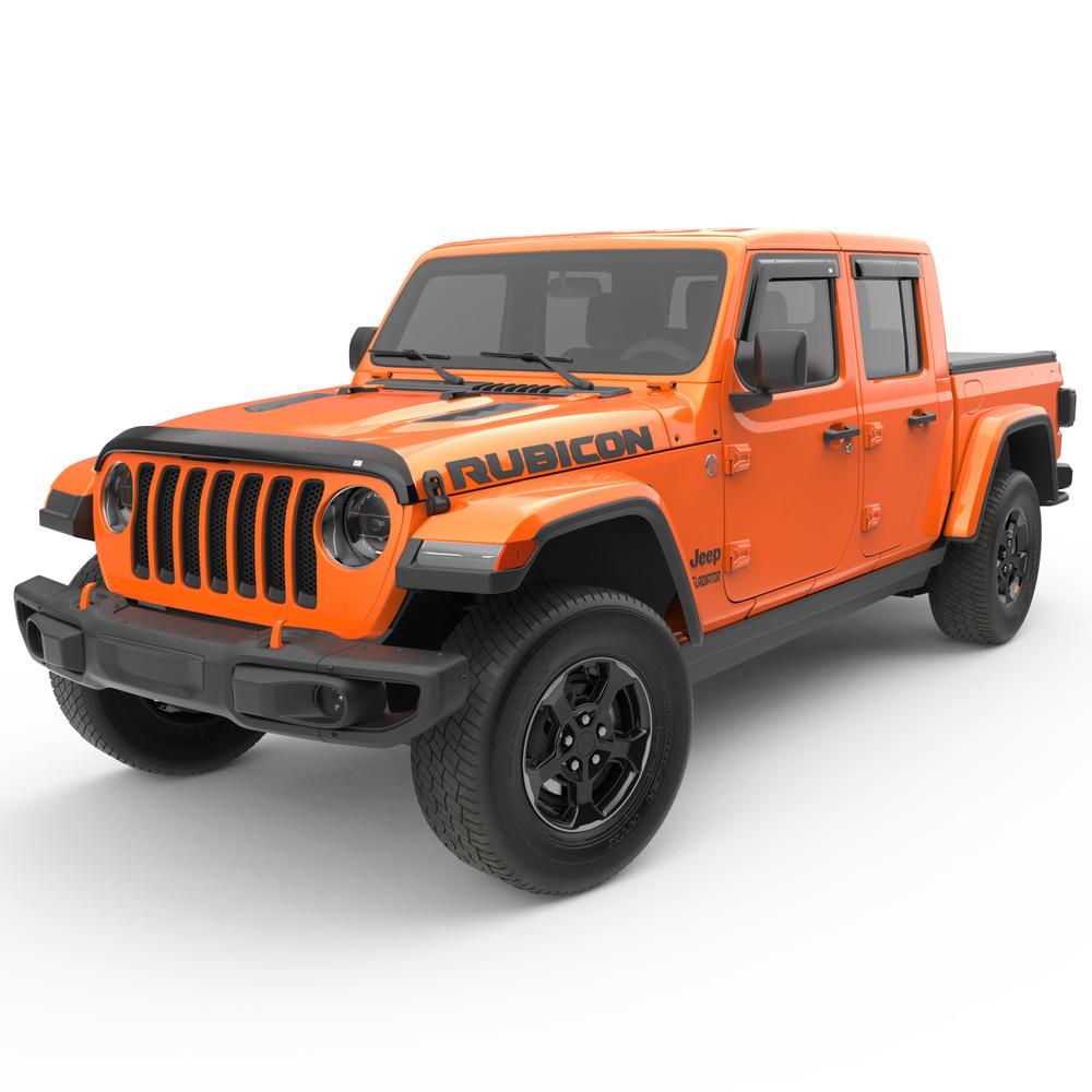 EGR | EGR Superguard Hood Guard Smoke Finish Fits JL+JT 2018-CURRENT | 305251
