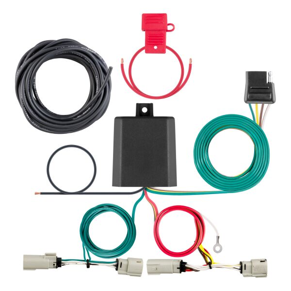 CURT MANUFACTURING | Custom Trailer Wiring Harness 4-Way Flat Output Ford Bronco | 56468