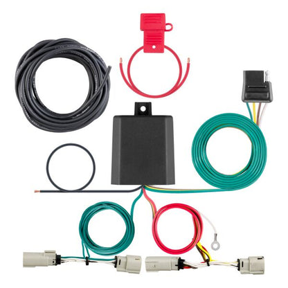 CURT MANUFACTURING | Custom Trailer Wiring Harness 4-Way Flat Output Ford Bronco | 56468