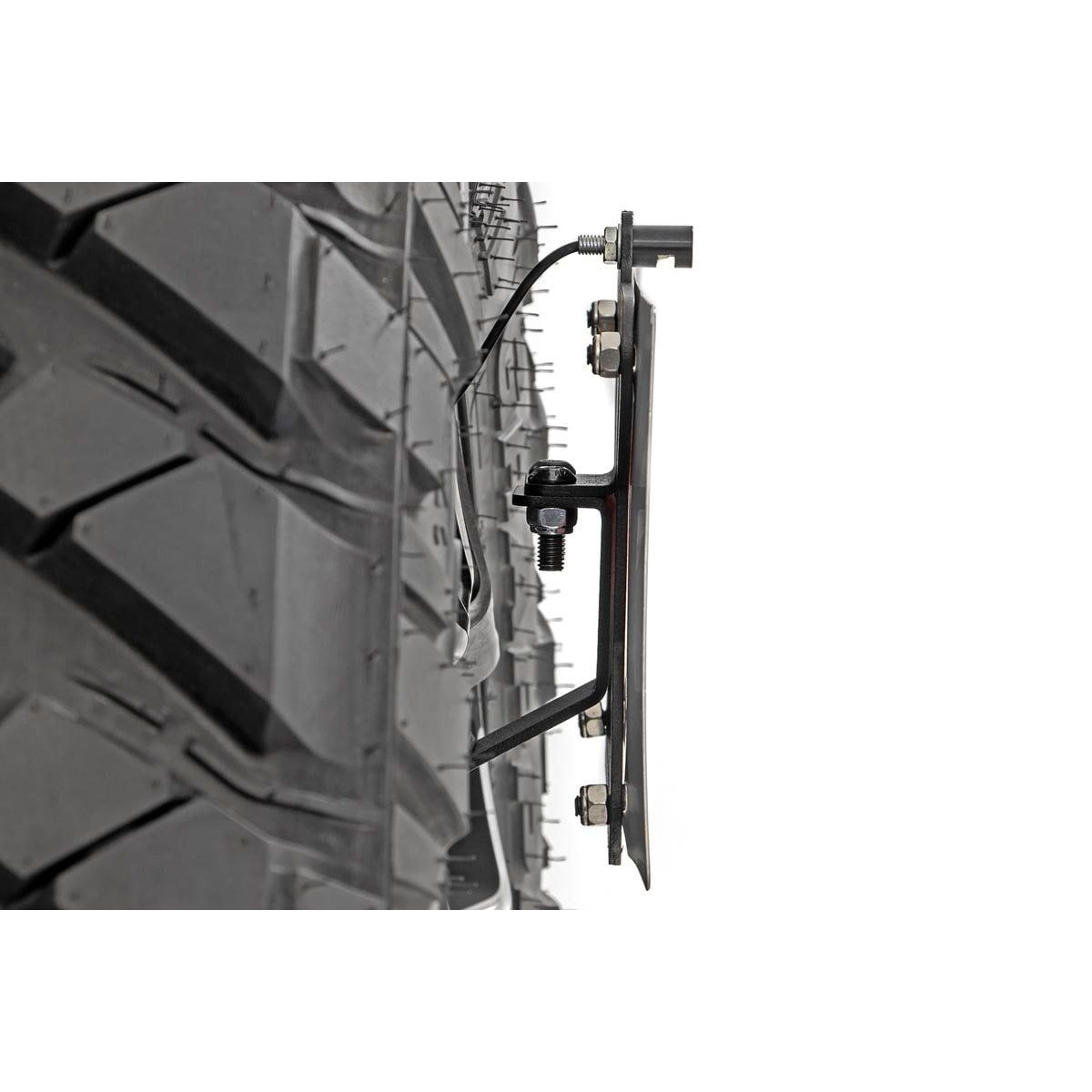 ROUGH COUNTRY License Plate Relocation Bracket | Jeep Wrangler JK/Wrangler Unlimited  (07-18) | 10541