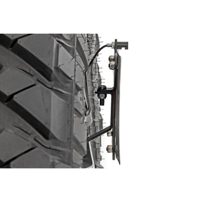 ROUGH COUNTRY License Plate Relocation Bracket | Jeep Wrangler JK/Wrangler Unlimited  (07-18) | 10541