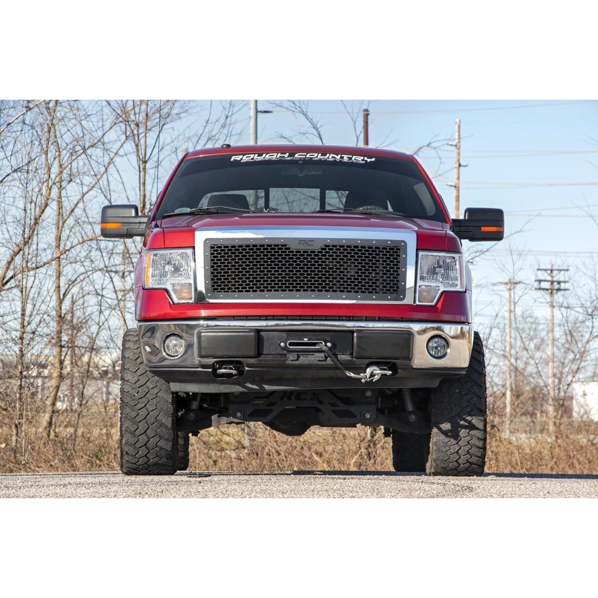ROUGH COUNTRY Mesh Grille | Ford F-150 2WD/4WD (2009-2014) | 70229