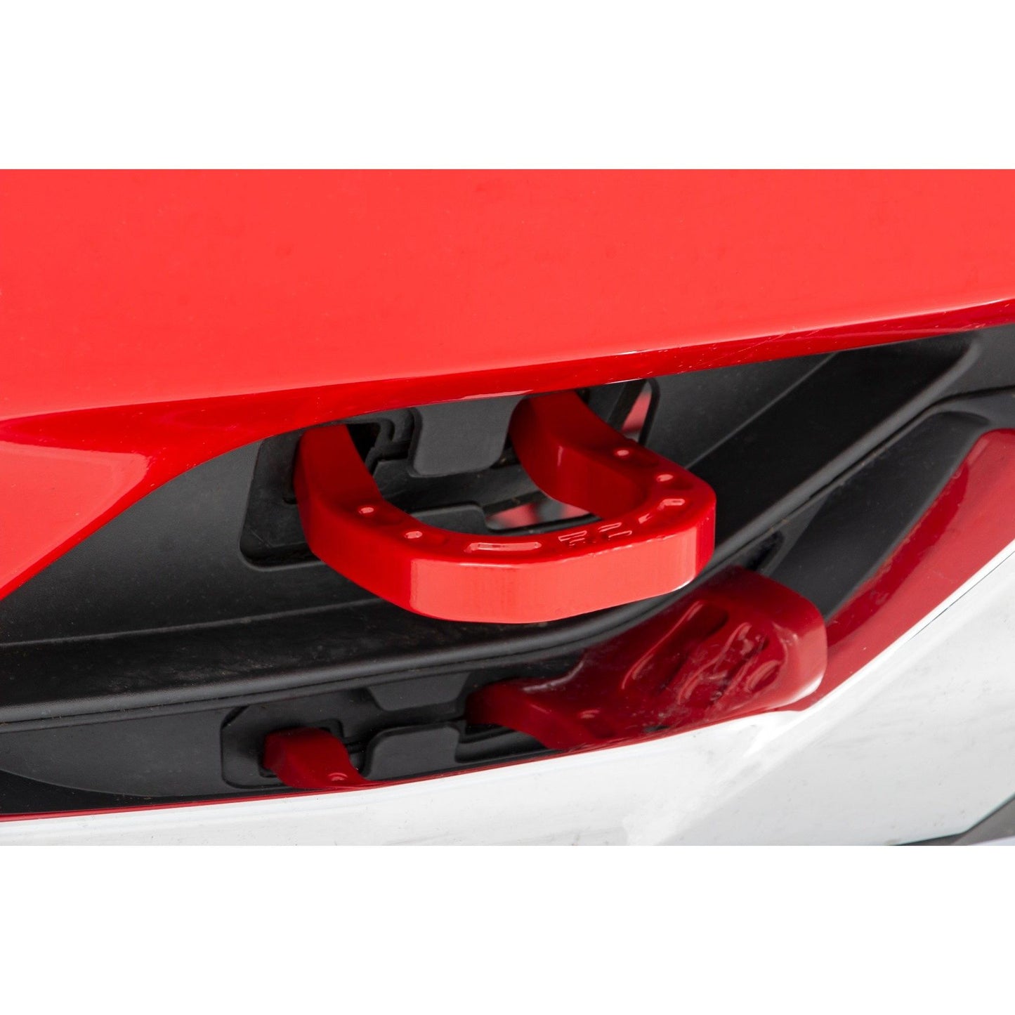 ROUGH COUNTRY Tow Hooks | Forged | Red | Chevy Silverado 1500 2WD/4WD (2014-2018 & Classic) | RS134
