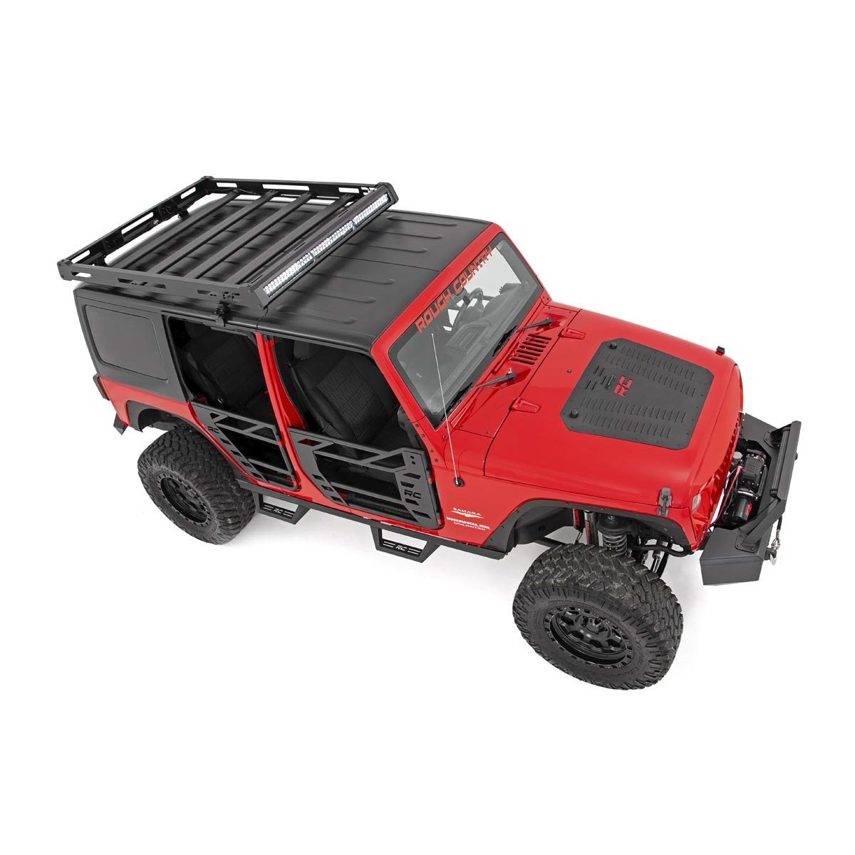 ROUGH COUNTRY Tubular Doors | Rear | Jeep Wrangler JK/Wrangler Unlimited  (2007-2018) | 10587