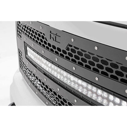ROUGH COUNTRY Mesh Grille | 30" Dual Row LED | Black | Ram 2500/3500 2WD/4WD (2013-2018) | 70152