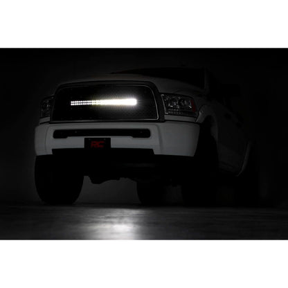 ROUGH COUNTRY Mesh Grille | 30" Dual Row LED | Black | Ram 2500/3500 2WD/4WD (2013-2018) | 70152